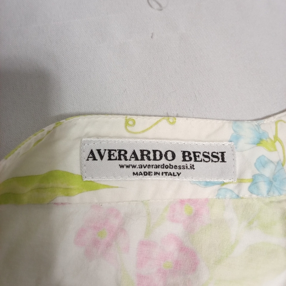 Averado Bessi Floral High Waist Zip Pocket Straight Leg Pants Spring Pastel - Picture 3 of 8